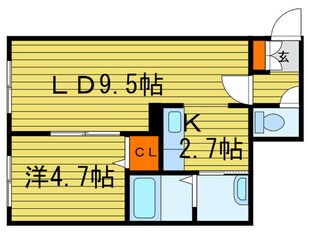 イ－ストポルトＮ１４の物件間取画像